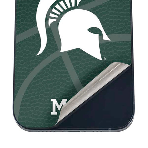 Michigan State University Green Basketball iPhone 17 Pro Skin